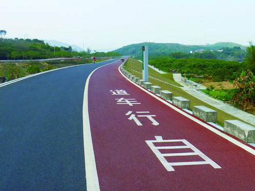彩色沥青冷拌混凝土路面